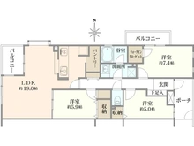 【東京都/豊島区目白】朝日マンション目白 間取り図