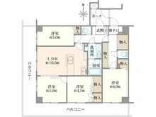 【東京都/北区豊島】ロワールノイ王子 間取り図