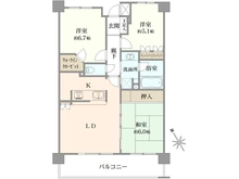 【東京都/北区昭和町】リーデンススクエア滝野川 間取り図