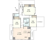 【東京都/文京区千駄木】パロス本駒込 間取り図