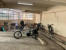 【東京都/文京区本駒込】駒込台ハイツ K棟 駐輪場