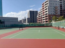 【東京都/江東区南砂】スカイシティ南砂 共用施設：テニスコートもあります。
