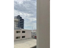 【東京都/葛飾区青戸】クレストフォルム青砥グランデッツァ 眺望：バルコニーの南西向きから東京スカイツリーが望めます。（天候による）
