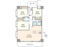 【東京都/北区滝野川】ダイアパレス西巣鴨II 間取り図