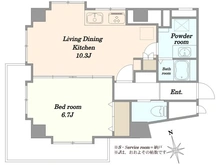 【東京都/豊島区駒込】妙義坂マンション 間取り図