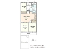 【東京都/荒川区西尾久】荒川遊園ビューハイツ 間取り図