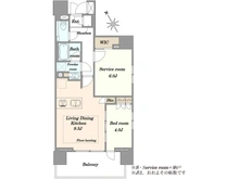 【東京都/荒川区西尾久】プレシス田端ノワール 間取り図