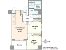 【東京都/北区王子】ルピナス王子駅前 間取り図
