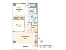 【東京都/豊島区要町】東建池袋要町マンション 間取り図
