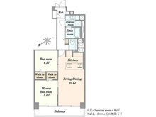 【東京都/北区王子】飛鳥山スカイハイツ 間取り図