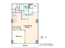 【東京都/豊島区南長崎】中銀南長崎マンシオン 間取り図