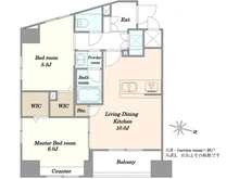 【東京都/文京区本駒込】プレサンス本駒込アカデミア 間取り図