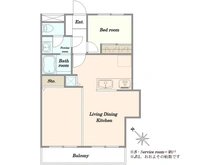 【東京都/荒川区西尾久】カエサル西尾久 間取り図