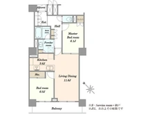【東京都/荒川区東日暮里】日暮里アインスタワー 間取り図