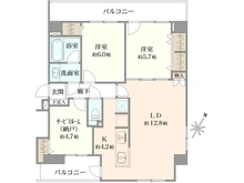 【東京都/北区王子】ライオンズマンション王子第8 間取り図