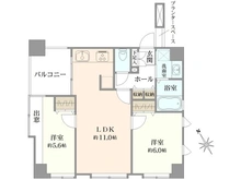 【東京都/荒川区西尾久】ベルジェ田端 間取り図