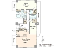 【東京都/豊島区巣鴨】コスモプレイス巣鴨 間取り図