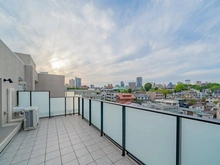【東京都/品川区上大崎】ディアナコート池田山公園 ルーフバルコニー：昼景