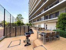 【東京都/板橋区蓮根】パークホームズ板橋蓮根 二番街 共用部：バーベキューテラス・ドッグラン