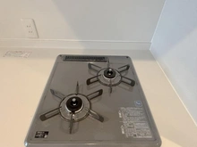【東京都/北区王子】王子フラワーマンション キッチン：二口コンロ
