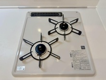 【東京都/北区王子】ライオンズマンション王子 キッチン：二口コンロ