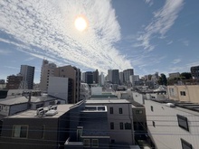 【東京都/文京区本駒込】ライオンズマンション本駒込第2 眺望：バルコニーより南西側を望む