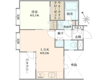 【東京都/豊島区駒込】グランシャトレ駒込 間取り図