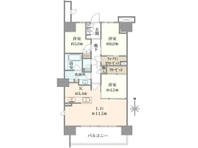 【東京都/足立区扇】ルフォン扇大橋 間取り図