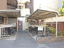 【大阪府/大阪市阿倍野区阿倍野筋】プロパレス阿倍野ヴィアッツァ 駐輪場