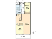 【大阪府/大阪市阿倍野区松崎町】朝日プラザ阿倍野III 間取り図