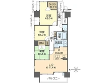 【大阪府/大阪市天王寺区寺田町】アスティミア四天王寺東クレステージ  間取り図