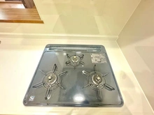 【大阪府/大阪市住吉区苅田】サンマンションアトレあびこ キッチン：三ツ口ガスコンロ