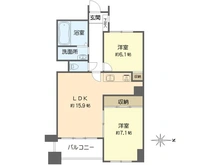 【大阪府/大阪市天王寺区四天王寺】シャルマンフジ四天王寺夕陽丘グランデュース 間取り図