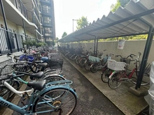 【大阪府/大阪市東住吉区公園南矢田】長居公園スカイハイツ 駐輪場