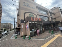 【大阪府/大阪市東住吉区公園南矢田】長居公園スカイハイツ ライフ 長居店（現地より約700m）：