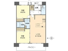 【大阪府/大阪市東住吉区杭全】プレサンスロジェKUMATA 間取り図