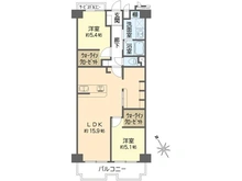 【大阪府/大阪市阿倍野区播磨町】日商岩井帝塚山マンション 間取り図