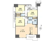 【大阪府/大阪市東住吉区中野】サンメゾン駒川中野エルド 間取り図