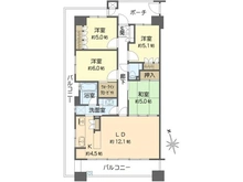 【大阪府/大阪市住吉区殿辻】メゾンドール・エスポトーレ住吉 間取り図