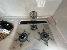 【大阪府/大阪市天王寺区大道】センチュリー天王寺 キッチン：三口コンロ