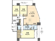 【大阪府/大阪市天王寺区細工谷】レジデンスタワー上本町 間取り図