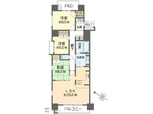 【大阪府/大阪市阿倍野区三明町】パレ・グラン阿倍野三明町 間取り図