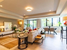 【兵庫県/芦屋市東芦屋町】ザ・パークハウス芦屋川 リビング・ダイニング：※家具・調度品は販売価格に含まれておりません