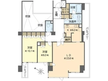 【兵庫県/芦屋市東芦屋町】ザ・パークハウス芦屋川 間取り図