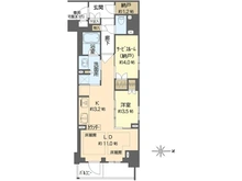 【京都府/京都市中京区下八文字町】ジオ京都堀川三条 間取り図