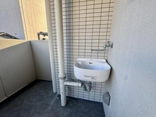 【大阪府/大阪市阿倍野区天王寺町北】メイツ阿部野 バルコニー：スロップシンク