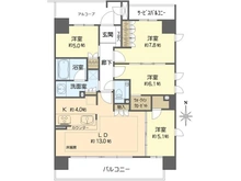 【大阪府/大阪市天王寺区上本町】ローレルコート上本町七丁目北館 間取り図