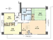 【大阪府/大阪市阿倍野区旭町】あべのセレサ 間取り図