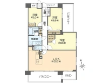 【大阪府/大阪市天王寺区上本町】カルム四天王寺夕陽ケ丘 間取り図