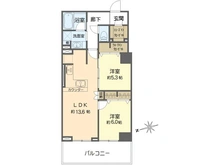 【大阪府/大阪市浪速区湊町】ローレルコート難波 間取り図